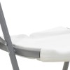 Folding catering chair Edison pakoworld with metal and reinforced frame colour white