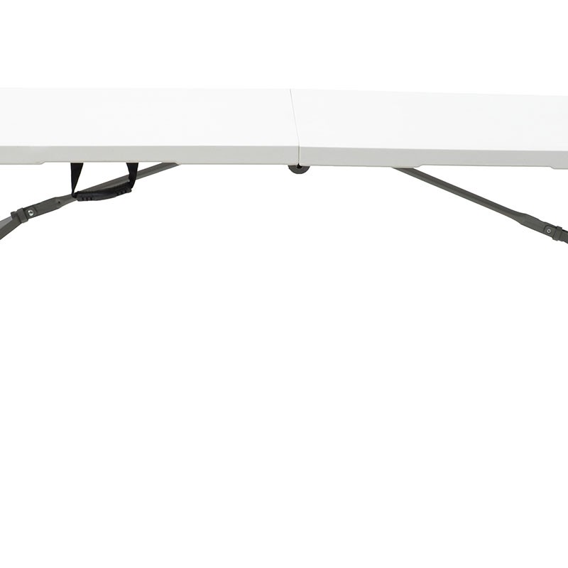 Folding catering table-suitcase Rodeo pakoworld white granite 183x76x74