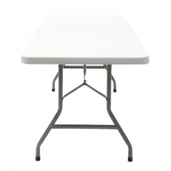 Rodeo pakoworld catering table folding-suitcase white 240x76x74cm Rodeo pakoworld catering table folding-suitcase white 240x76x74cm