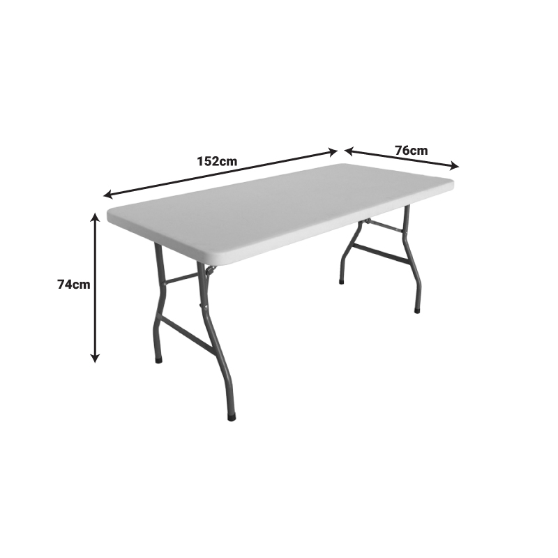 Catering-conference table Aprilia pakoworld white one-piece surface 152x76x74cm Catering-conference table Aprilia pakoworld white one-piece surface 152x76x74cm