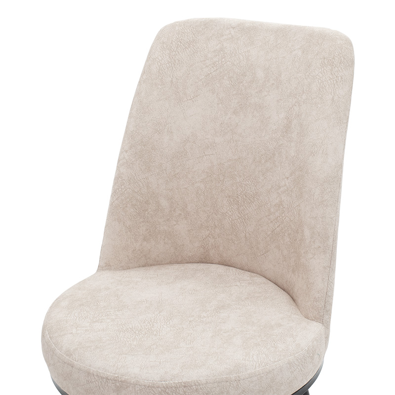 Chair Farell pakoworld fabric grey antique-black leg. Chair Farell pakoworld fabric grey antique-black leg.