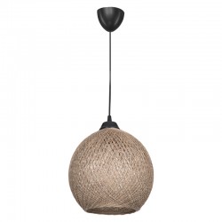 Ceiling light PWL-0967 pakoworld E27 brown-black D23x22cm