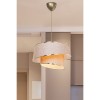 Ceiling light PWL-1127 pakoworld Ε27 beige-brown-golden D32.5x31cm