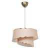 Ceiling light PWL-1127 pakoworld Ε27 beige-brown-golden D32.5x31cm
