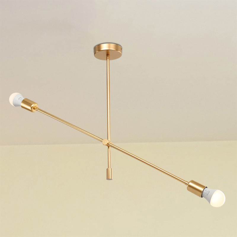 Ceiling light PWL-1157 pakoworld E27 golden 90x90x55cm Ceiling light PWL-1157 pakoworld E27 golden 90x90x55cm