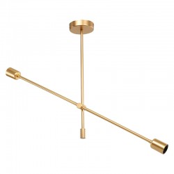 Ceiling light PWL-1157 pakoworld E27 golden 90x90x55cm Ceiling light PWL-1157 pakoworld E27 golden 90x90x55cm