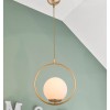 Ceiling light PWL-1193 pakoworld Ε27 golden D26x30cm