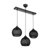 Three-light ceiling lamp PWL-0973 II pakoworld E27 black 50x18x85cm