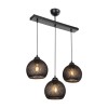 Three-light ceiling lamp PWL-0973 II pakoworld E27 black 50x18x85cm