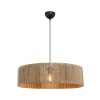 Tebaha pakoworld single-light ceiling lamp E27  in natural shade Φ55x20cm