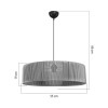 Tebaha pakoworld single-light ceiling lamp E27  in brown shade Φ55x20cm