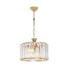 Lavina I pakoworld E27 single-light ceiling lamp in gold shade Φ27x21cm