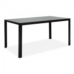 Nares pakoworld table aluminum black-plywood anthracite 140x80x72.5cm Nares pakoworld table aluminum black-plywood anthracite 140x80x72.5cm