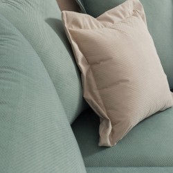 Corner sofa Romantic pakoworld right corner fabric Ciel-Cream 290x235x95cm Corner sofa Romantic pakoworld right corner fabric Ciel-Cream 290x235x95cm