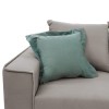 Corner sofa Fabulous pakoworld reversible fabric elephant-ciel 240x165x95cm
