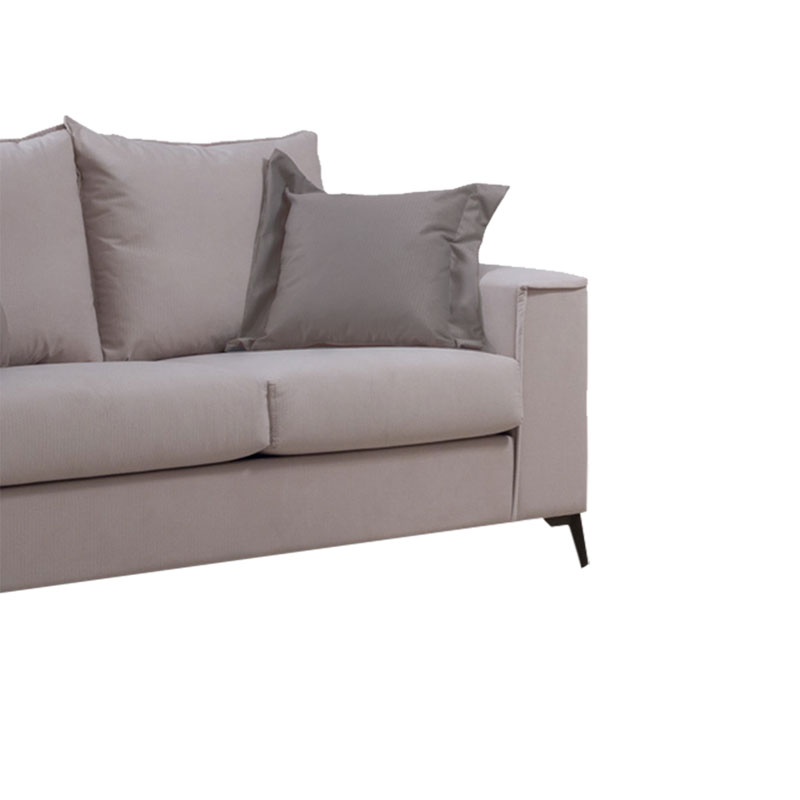 Καναπές Verona 2θέσιος cream - μαξιλάρια mocha 173x93x100εκ