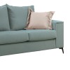 Verona pakoworld 2-seater sofa mint fabric with cream cushions 173x93x100cm