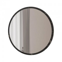 Mirror Sabino pakoworld in marble anthracite color 60x2x60cm Mirror Sabino pakoworld in marble anthracite color 60x2x60cm