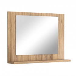 Kappa pakoworld melamine mirror in natural shade 60x10x45cm Kappa pakoworld melamine mirror in natural shade 60x10x45cm