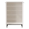 Shoe rack Kinga 5 shelves pakoworld in white 72x35.5x105.6cm