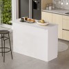 Kogile pakoworld kitchen table-counter in white shade 120x60x88.2cm