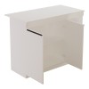 Kogile pakoworld kitchen table-counter in white shade 120x60x88.2cm