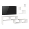 Kakomo pakoworld living room set in white shade 170x29.5x43cm