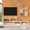 Kakomo pakoworld living room set in white shade 170x29.5x43cm