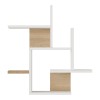 Nogara pakoworld wall shelf in natural-white shade 62.6x14.5x66.2cm