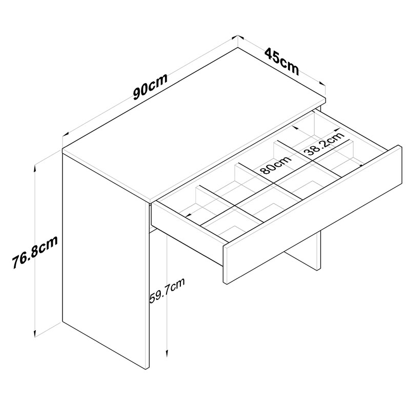 Τουαλέτα Artemisia pakoworld λευκό 90x45x76.8εκ