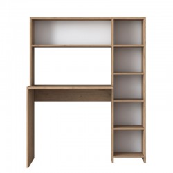 Work desk-bookcase Bookie pakoworld sonoma 113x40x142cm