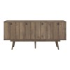 Buffet Salonde pakoworld walnut melamine-walnut pp leg 180x40x82.6cm