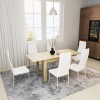 Dining table Quiin pakoworld expandable sonoma 120-164x70x73.5cm