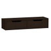Alberto pakoworld wall-mounted console in wenge color 100x32.5x22cm