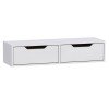 Alberto pakoworld wall-mounted console in white 100x32.5x22cm
