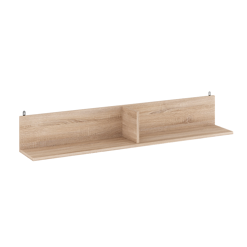 Wall shelf Drowel pakoworld in sorona color 130x21.6x20cm Wall shelf Drowel pakoworld in sorona color 130x21.6x20cm