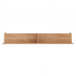 Wall shelf Drowel pakoworld in oak color 130x21.6x20cm Wall shelf Drowel pakoworld in oak color 130x21.6x20cm