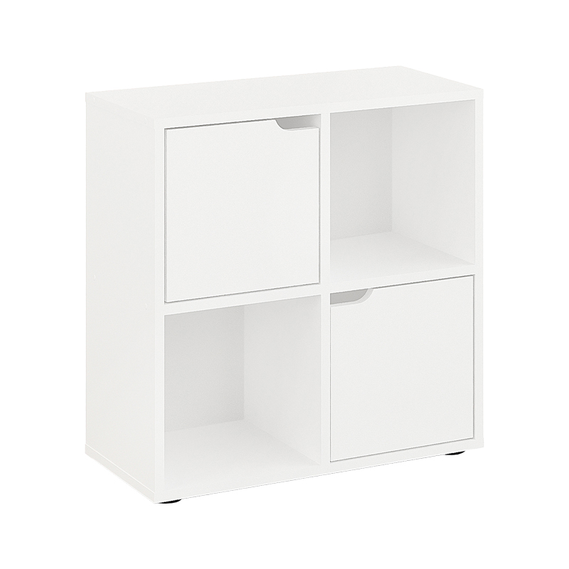 Bookcase Bookel pakoworld in white color 59.6x27.5x60.4cm Bookcase Bookel pakoworld in white color 59.6x27.5x60.4cm