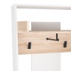 Sciove pakoworld entrance furniture in white-natural shade 70x40x200cm