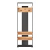 Sciove pakoworld entrance furniture in anthracite-natural shade 70x40x200cm