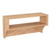 Crosta pakoworld coat rack in oak shade 80x28x40cm