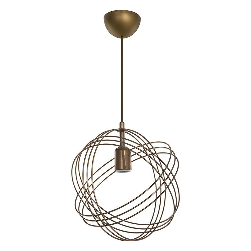 Ceiling light Idris pakoworld E27 golden D30x75cm Ceiling light Idris pakoworld E27 golden D30x75cm