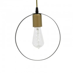 Ceiling lamp Florian pakoworld E27 black-gold D23x66cm Ceiling lamp Florian pakoworld E27 black-gold D23x66cm