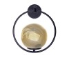 Wall lamp Blento pakoworld E27 black metal D20x20cm