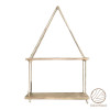 Wall set unit Marquis pakoworld solid pine wood natural 40x14x75cm