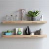 Wall shelf Tipina pakoworld pine wood in natural shade 50x8.5x4cm