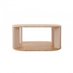 Solka pakoworld table in oak shade with light gray 90x56x40cm Solka pakoworld table in oak shade with light gray 90x56x40cm