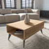 Marla pakoworld table in oak shade 90x56x40cm