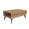 Marla pakoworld table in oak shade 90x56x40cm