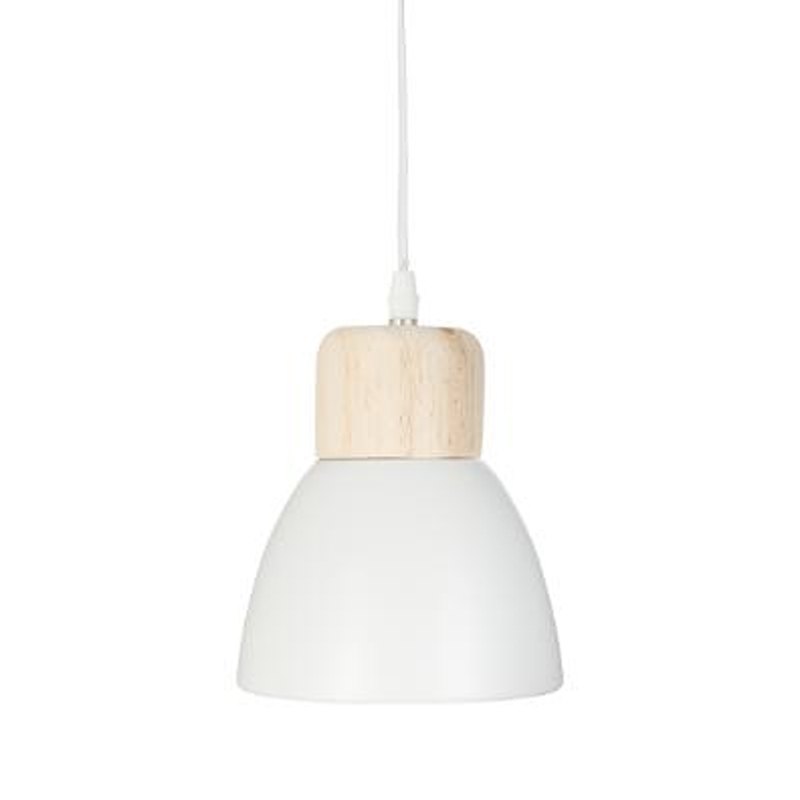 Ceiling light Desy pakoworld Ε14 in white-natural color D15x99cm Ceiling light Desy pakoworld Ε14 in white-natural color D15x99cm